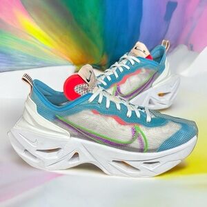 Nike Zoom X Vista Grind CQ9500-100 White Blue Purple Green Sneakers Shoes 8.5